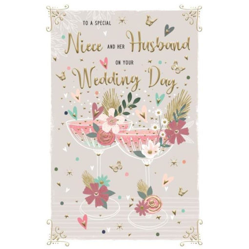 Picture of TO A SPECIAL NIECE AND HER HUSBAND WEDDING CARD